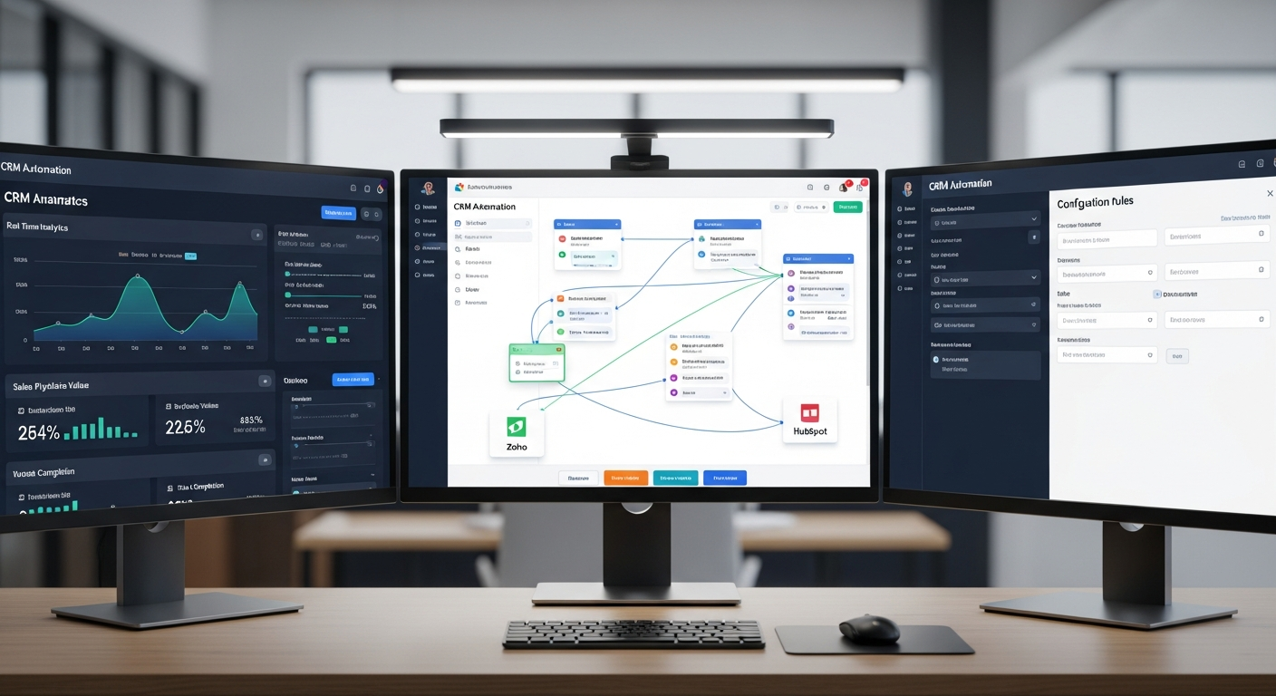 CRM Automation: How to Scale Your Sales with Zoho & HubSpot